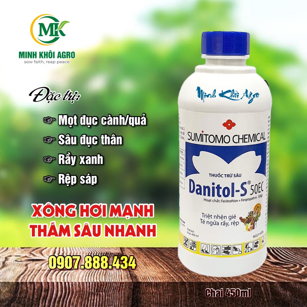 Thuốc trừ sâu rầy Danitol-S 50EC - Chai 450ml
